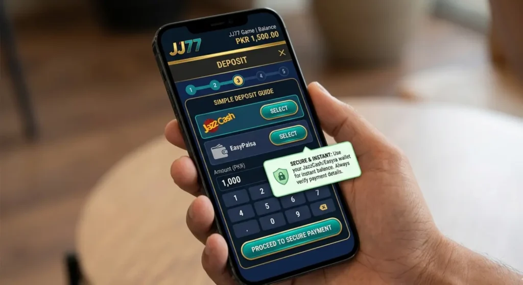 JJ77 Game Deposit